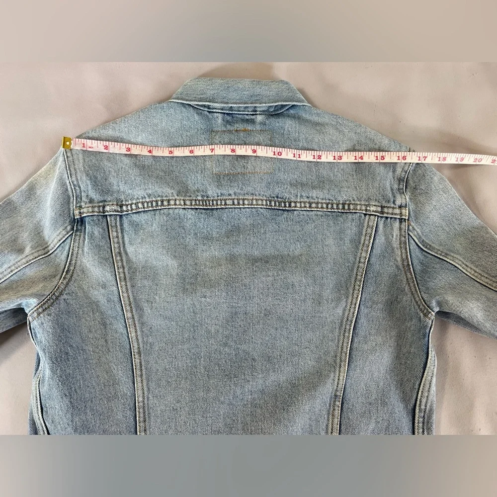 Levis Jacket Mens Sz Small Blue Vintage Premium Jean‎ Denim Trucker Cotton